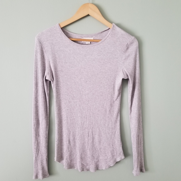 TNA ribbed thermal long sleeve large